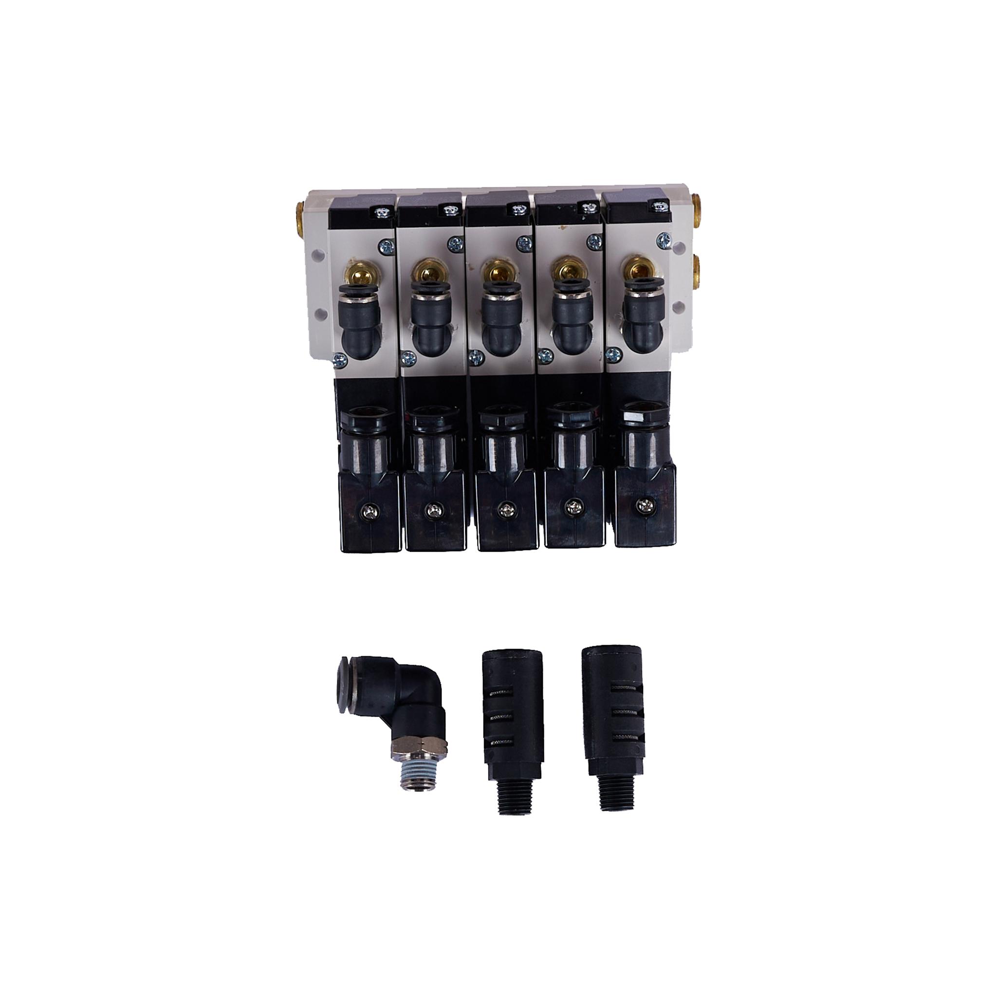 5 port solenoid bank